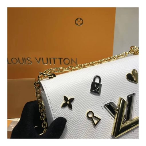Louis Vuitton Epi Leather Twist MM M52891 White - Image 5