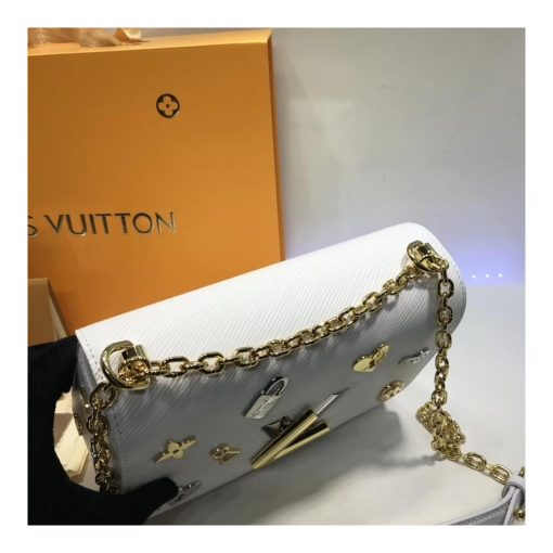 Louis Vuitton Epi Leather Twist MM M52891 White - Image 6