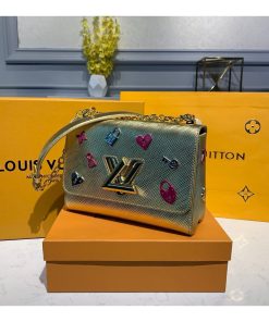 Louis Vuitton Epi Leather Twist MM M52891 Gold