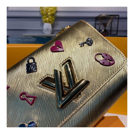 Louis Vuitton Epi Leather Twist MM M52891 Gold - Image 5