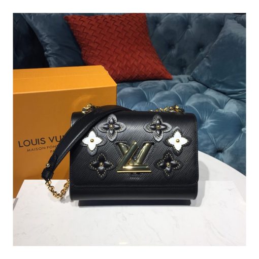 Louis Vuitton Epi Leather Twist MM M53762 Black - Image 2