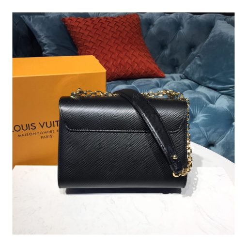 Louis Vuitton Epi Leather Twist MM M53762 Black - Image 4