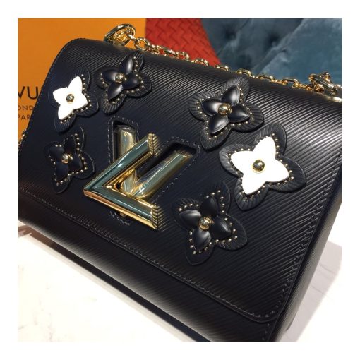 Louis Vuitton Epi Leather Twist MM M53762 Black - Image 5