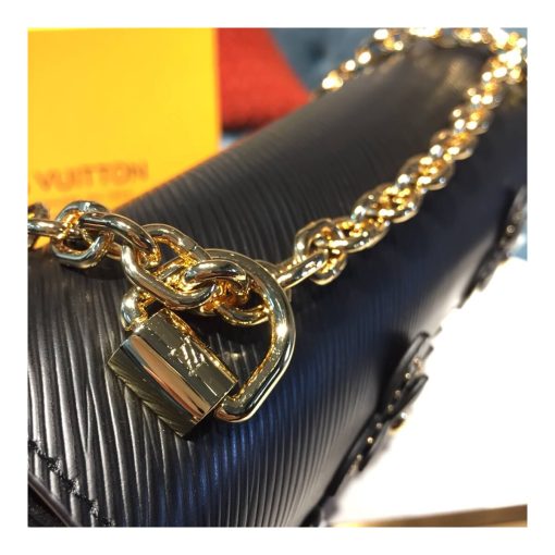 Louis Vuitton Epi Leather Twist MM M53762 Black - Image 6