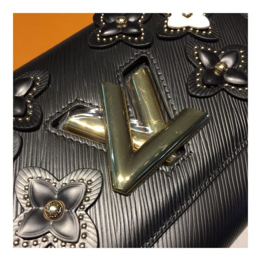 Louis Vuitton Epi Leather Twist MM M53762 Black - Image 8