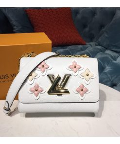 Louis Vuitton Epi Leather Twist MM M53762 White