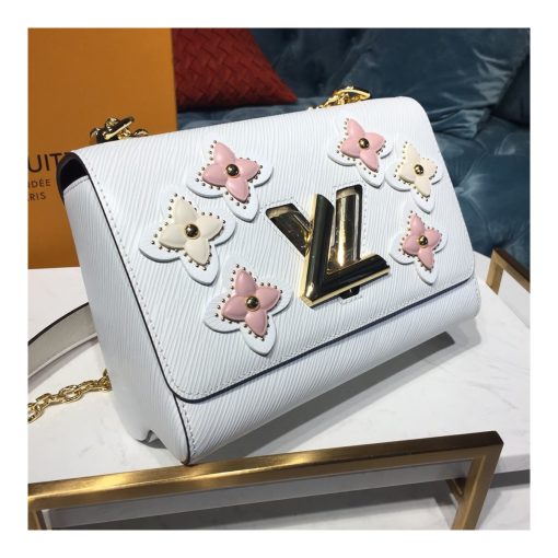 Louis Vuitton Epi Leather Twist MM M53762 White - Image 4