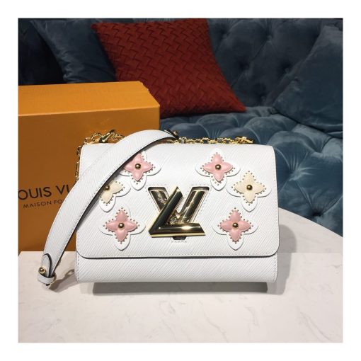 Louis Vuitton Epi Leather Twist MM M53762 White