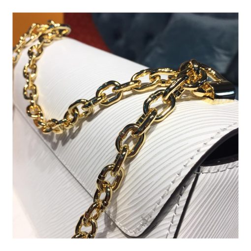 Louis Vuitton Epi Leather Twist MM M53762 White - Image 8