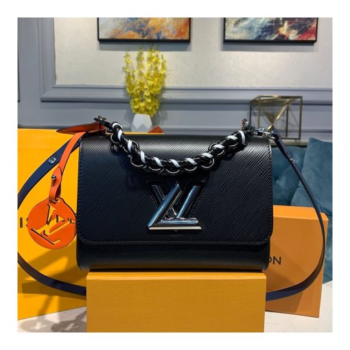 Louis Vuitton Epi Leather Twist MM M53921 M53922 Black - Image 2