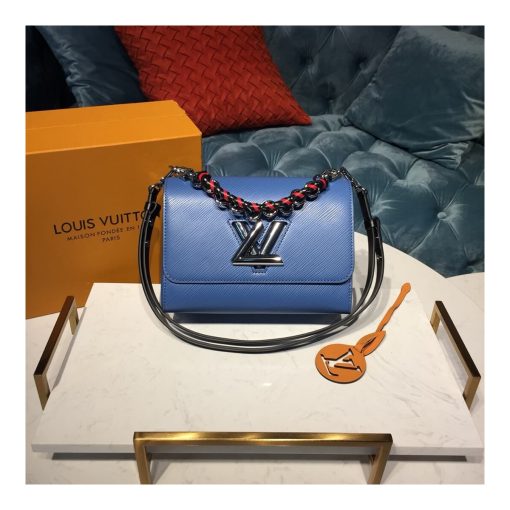 Louis Vuitton Epi Leather Twist MM M53921 M53922 Blue