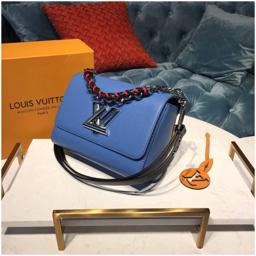 Louis Vuitton Epi Leather Twist MM M53921 M53922 Blue - Image 2