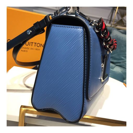Louis Vuitton Epi Leather Twist MM M53921 M53922 Blue - Image 4