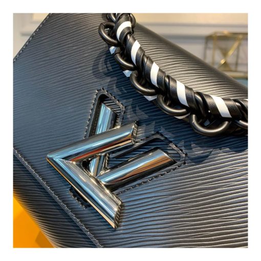 Louis Vuitton Epi Leather Twist MM M53921 M53922 Black - Image 6