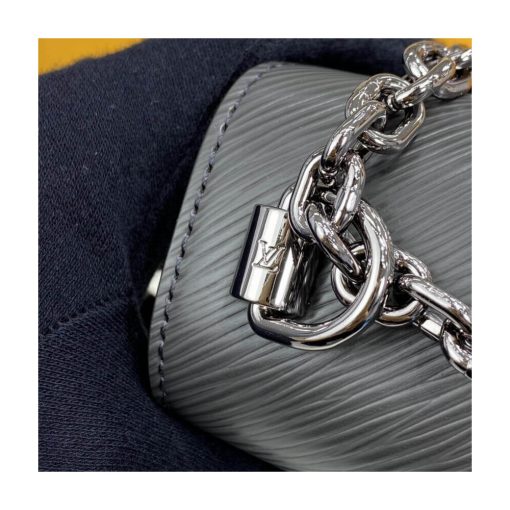 Louis Vuitton Epi Leather Twist MM M56530 Gray - Image 11
