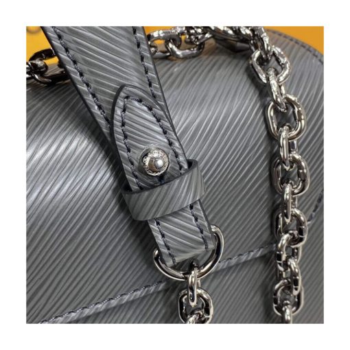 Louis Vuitton Epi Leather Twist MM M56530 Gray - Image 13