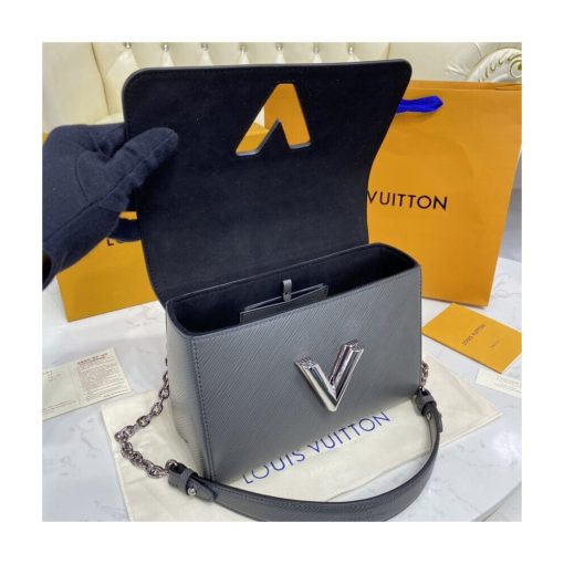 Louis Vuitton Epi Leather Twist MM M56530 Gray - Image 15