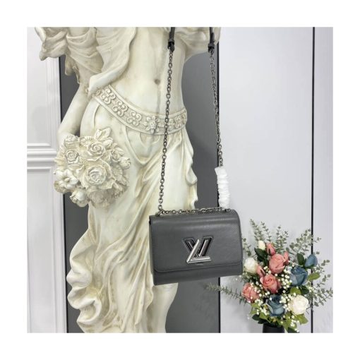 Louis Vuitton Epi Leather Twist MM M56530 Gray - Image 3