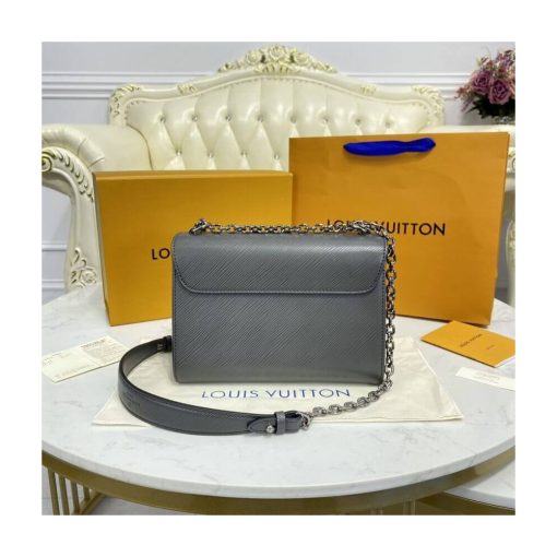 Louis Vuitton Epi Leather Twist MM M56530 Gray - Image 7