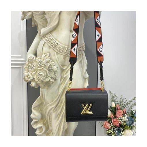 Louis Vuitton Epi Leather Twist MM M59027 Black - Image 2