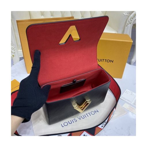 Louis Vuitton Epi Leather Twist MM M59027 Black - Image 14