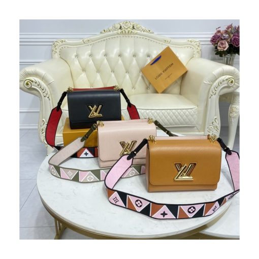 Louis Vuitton Epi Leather Twist MM M59027 Black - Image 18