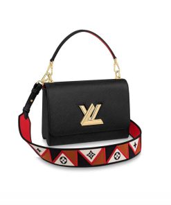 Louis Vuitton Epi Leather Twist MM M59027 Black