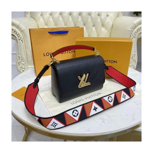Louis Vuitton Epi Leather Twist MM M59027 Black - Image 5