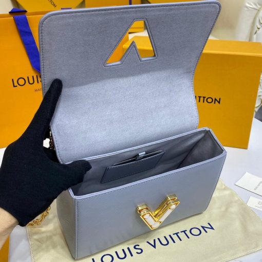 Louis Vuitton Epi Leather Twist MM M59218 Grey - Image 11