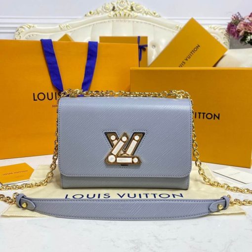 Louis Vuitton Epi Leather Twist MM M59218 Grey - Image 3
