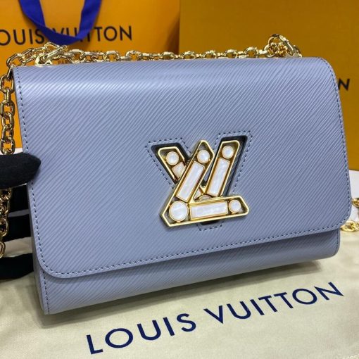 Louis Vuitton Epi Leather Twist MM M59218 Grey - Image 7