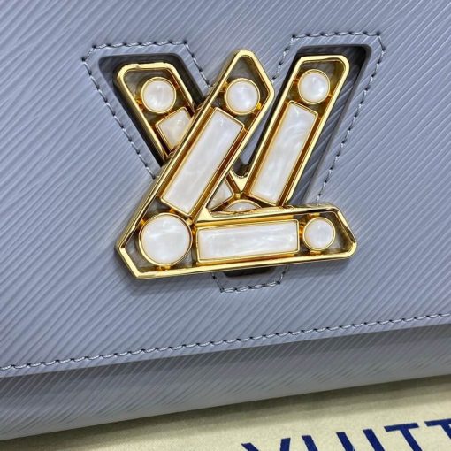 Louis Vuitton Epi Leather Twist MM M59218 Grey - Image 8
