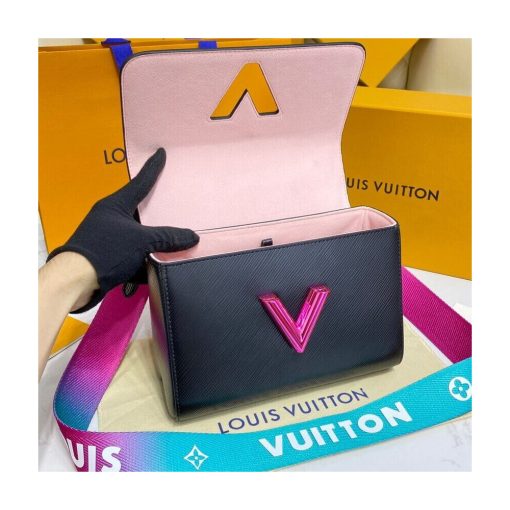 Louis Vuitton Epi Leather Twist MM M59416 Black - Image 12