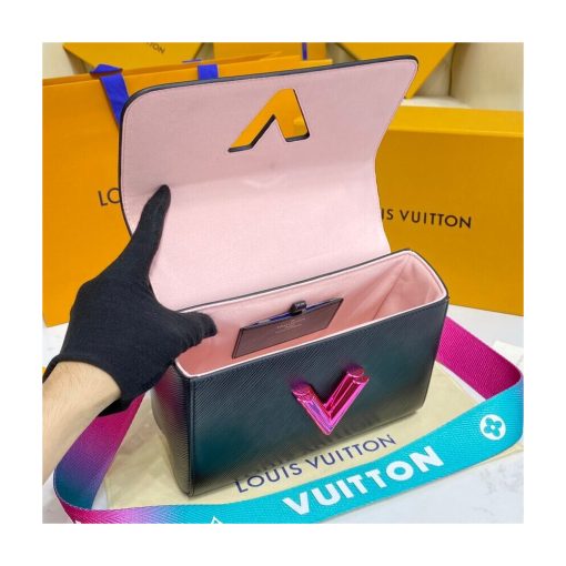 Louis Vuitton Epi Leather Twist MM M59416 Black - Image 13
