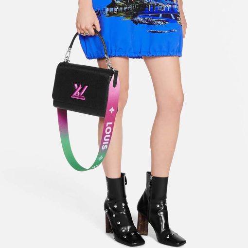 Louis Vuitton Epi Leather Twist MM M59416 Black - Image 3