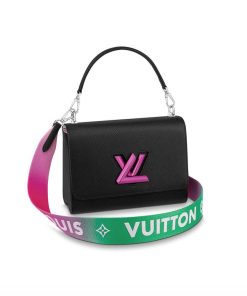 Louis Vuitton Epi Leather Twist MM M59416 Black
