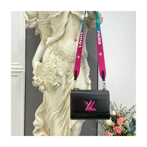 Louis Vuitton Epi Leather Twist MM M59416 Black - Image 4