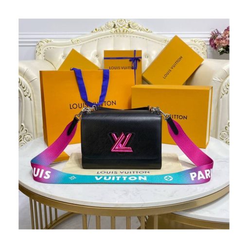 Louis Vuitton Epi Leather Twist MM M59416 Black - Image 5