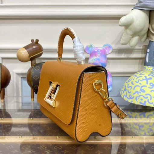 Louis Vuitton Epi Leather Twist MM with Handle Honey Gold M22229 - Image 4