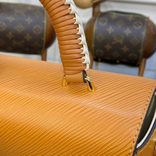 Louis Vuitton Epi Leather Twist MM with Handle Honey Gold M22229 - Image 7