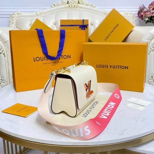 Louis Vuitton Epi Leather Twist PM M59687 White - Image 8