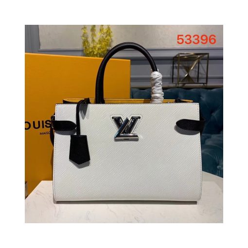Louis Vuitton Epi Leather Twist Tote M54810 White - Image 2
