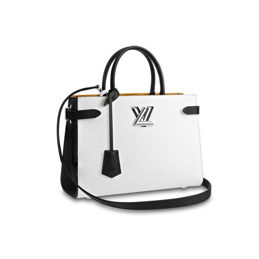 Louis Vuitton Epi Leather Twist Tote M54810 White