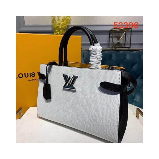 Louis Vuitton Epi Leather Twist Tote M54810 White - Image 7