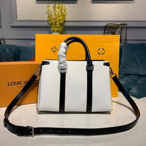 Louis Vuitton Epi Leather Twist Tote M55613 White - Image 2