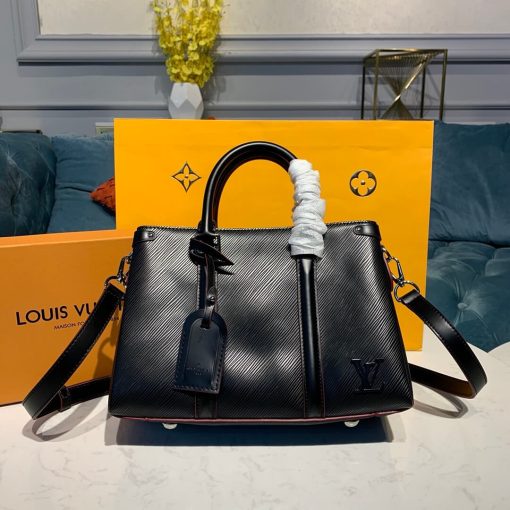Louis Vuitton Epi Leather Twist Tote M55613 Black