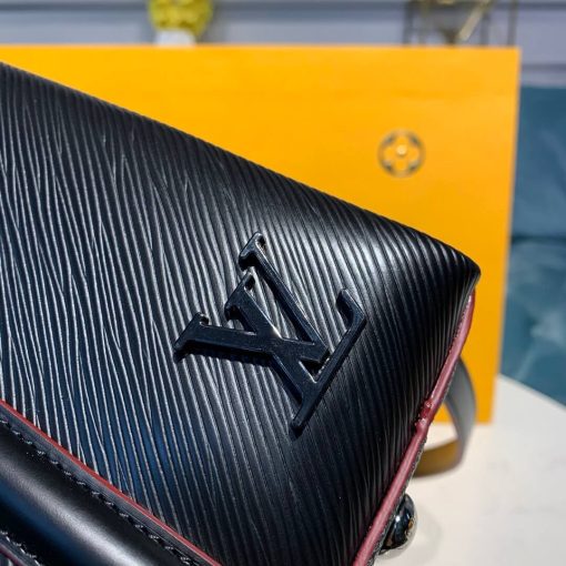 Louis Vuitton Epi Leather Twist Tote M55613 Black - Image 5