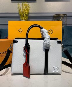 Louis Vuitton Epi Leather Twist Tote M55613 White