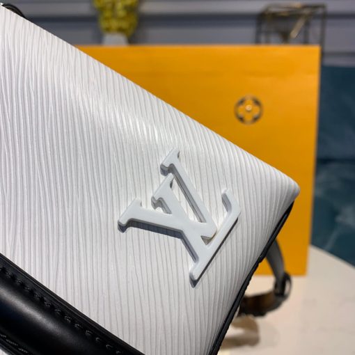 Louis Vuitton Epi Leather Twist Tote M55613 White - Image 5