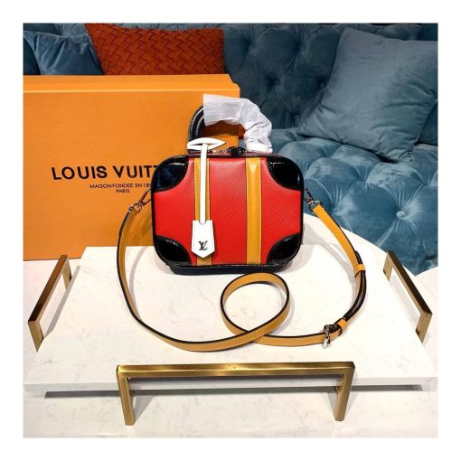 Louis Vuitton Epi Leather Valisette BB M55524 Red - Image 2